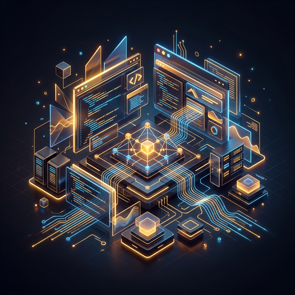 Web Development Illustration